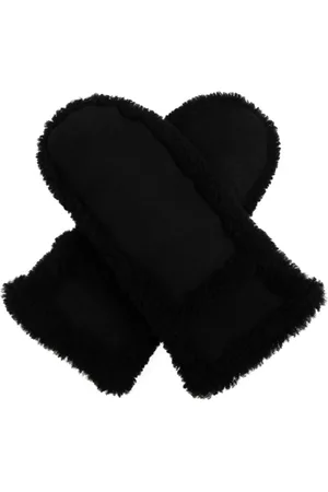 YVES SALOMON Femme, Accessoires, Noir, Taille: ONE Size Gants en cuir sans doigts