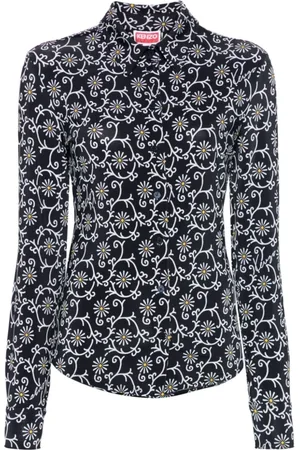 Kenzo Femme, Blouses et Chemises, Multicolore, Taille: 38 FR Chemise Marguerite All-Over