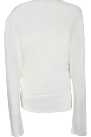 Jacquemus Femme, Tops, Blanc, Taille: 38 FR Haut blanc élégant avec manches longues
