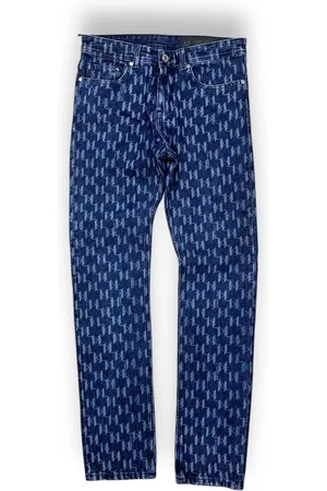 Karl Lagerfeld Homme, Jeans, Bleu, Taille: W32 L32 Pantalon Regular Fit en Coton Bleu