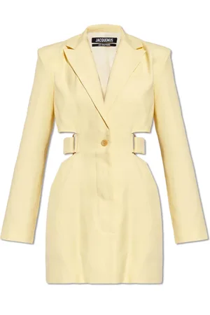 Jacquemus Femme, Robes, Jaune, Taille: 38 FR Bari Blazer Dress
