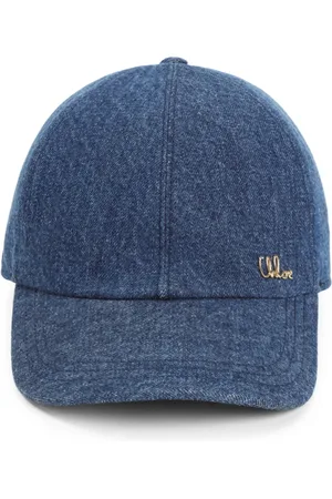 Chloé Femme, Accessoires, Bleu, Taille: M Chapeaux & Casquettes Bleus pour Femmes