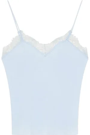 Patrizia Pepe Femme, Tops, Bleu, Taille: 38 FR Essential Laccini Top