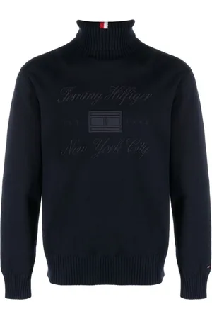 Tommy Hilfiger Homme, Pulls, Bleu, Taille: S Pull à col roulé