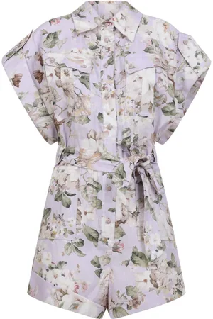 ZIMMERMANN Femme, Combinaisons et Ensembles, Multicolore, Taille: 36 FR Combinaison-pantalon à poches Acacia