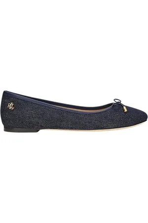 Ralph Lauren Femme, Chaussures, Bleu, Taille: 40 EU Jayna Denim Flat