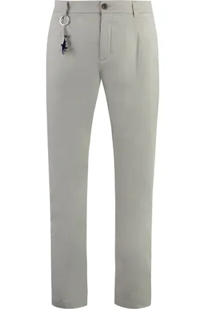 Paul & Shark Homme, Pantalons, Gris, Taille: L Pantalon en coton Charm Key