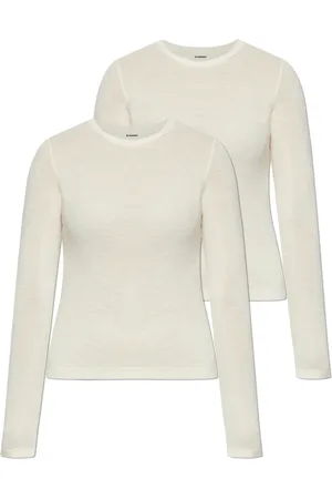 Jil Sander Femme, Tops, , Taille: 36 FR Lot de deux T-shirts à logo