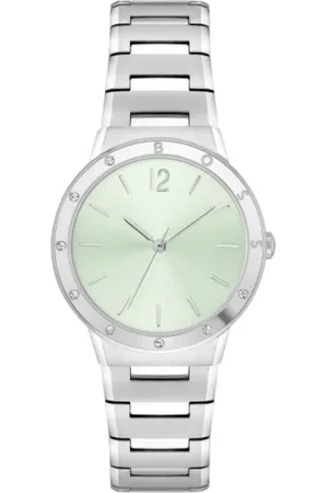 HUGO BOSS Femme, Accessoires, Gris, Taille: ONE Size Montre Femme Acier Inoxydable