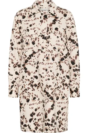 Part Two Femme, Robes, Multicolore, Taille: 36 FR Robe Imprimé Léopard