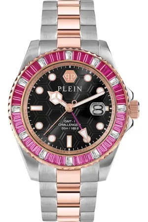 Philipp Plein Unisex, Accessoires, Noir, Taille: ONE Size Montre Gmt-I Challenger Baguettes