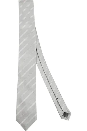 Errico Formicola Homme, Accessoires, Gris, Taille: ONE Size Élégante Cravate en Soie