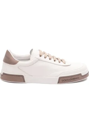 Dolce & Gabbana Homme, Chaussures, Blanc, Taille: 39 EU Baskets blanches et grises