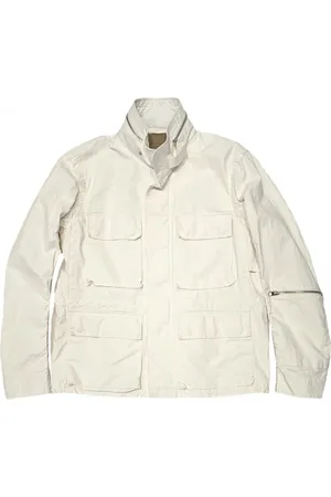 Ten Cate Homme, Vestes, Blanc, Taille: S Veste de Champ en Lin Ciré Blanc