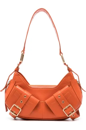 BIASIA Femme, Sacs, Brun, Taille: ONE Size Sac Mode Orange/Or