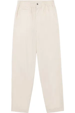Autry Homme, Pantalons, Blanc, Taille: M Pantalon Chino Technique Jambe Droite