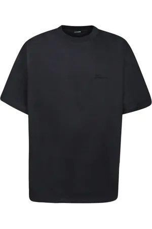 Jacquemus Homme, Tops, Bleu, Taille: M T-shirt bleu à manches courtes