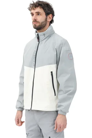 Napapijri Homme, Vestes, Gris, Taille: S Veste coupe-vent grise transition urbaine