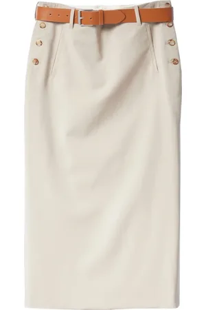 Moschino Femme, Jupes, , Taille: 40 FR Jupe Longuette en Laine avec Coupe Tailleur