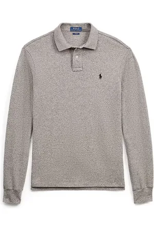 Ralph Lauren Homme, Tops, Gris, Taille: 2XL T-shirt Décontracté en Coton