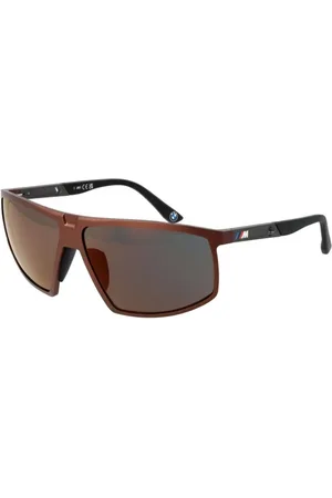BMW Homme, Accessoires, Brun, Taille: ONE Size Lunettes de soleil de sport en bronze avec verres miroirs