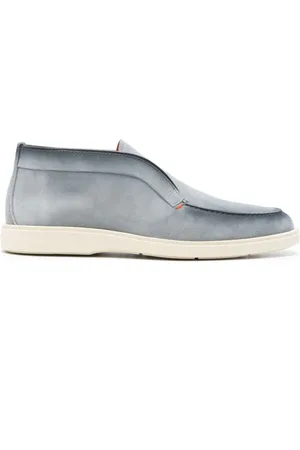 santoni Homme, Chaussures, Vert, Taille: 43 1/2 EU Sandales de luxe en cuir Celeste