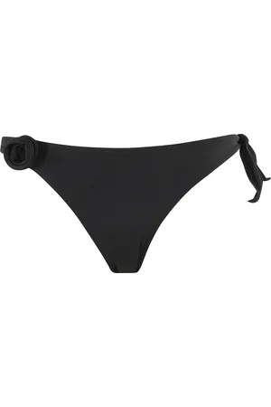 COPERNI Femme, Maillots de bain, Noir, Taille: 36 FR Bas de Bikini Floral avec Fleur 3D