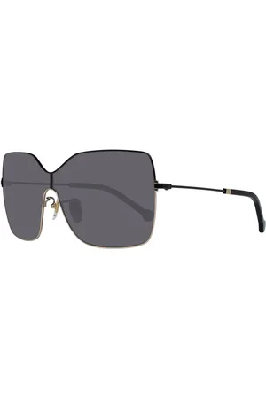 Carolina Herrera Femme, Accessoires, Noir, Taille: ONE Size Lunettes de Soleil Femmes Noires Mono Verre