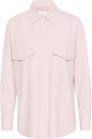 Part Two Femme, Blouses et Chemises, Rose, Taille: 38 FR Blouse Potpourri avec Poches et Col