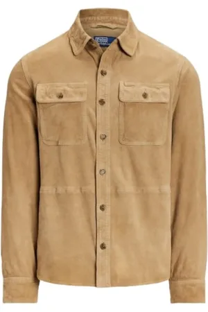 Ralph Lauren Homme, Vestes, , Taille: L Chemise de Travail en Daim