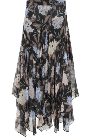 ZIMMERMANN Femme, Jupes, Multicolore, Taille: 42 FR Jupe Mouchoir Eden