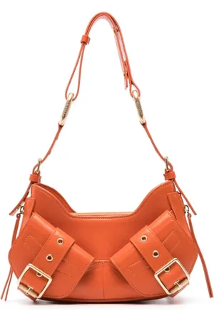 BIASIA Femme, Sacs, Brun, Taille: ONE Size Sac Mode Orange/Or