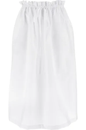 Fabiana Filippi Femme, Jupes, Blanc, Taille: 36 FR Jupe Midi Blanche