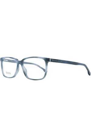 HUGO BOSS Homme, Accessoires, Bleu, Taille: ONE Size Montures de Lunettes Rectangulaires