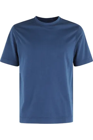 Circolo Homme, Tops, Bleu, Taille: 2XL T-shirt en jersey de coton pacifique
