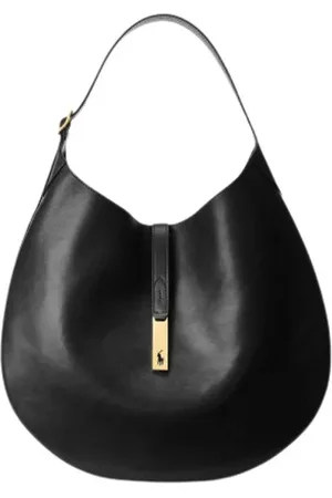 Ralph Lauren Femme, Sacs, Noir, Taille: ONE Size Sac selle en cuir de luxe