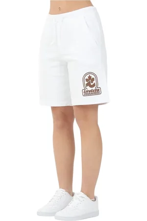 Dsquared2 Femme, Shorts, Blanc, Taille: 40 FR Shorts blancs sportifs avec logo imprimé