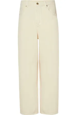 Drôle de Monsieur Homme, Jeans, , Taille: S Jean Oversize Blanc Cassé