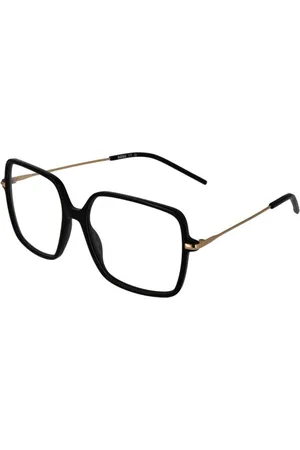 HUGO BOSS Femme, Accessoires, Noir, Taille: ONE Size Montures optiques carrées noires en acétate