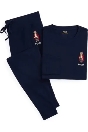 Ralph Lauren Homme, Vêtements de nuit et de détente, Bleu, Taille: L Ensemble de Nuit Confortable pour Femmes