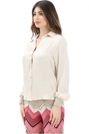 AKEP Femme, Blouses et Chemises, , Taille: 40 FR Chemise à Manches Longues avec Détails en Lurex