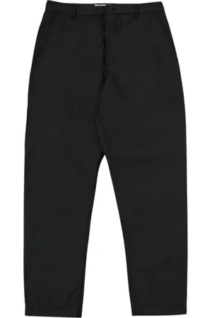 Universal Works Homme, Pantalons, Noir, Taille: W30 Pantalon Chino Militaire