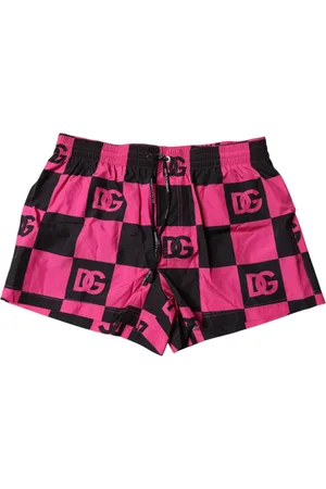 Dolce & Gabbana Homme, Maillots de bain, Rose, Taille: S Shorts de plage Logo Maillots de bain
