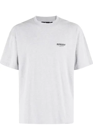 Represent Homme, Tops, Gris, Taille: L Owners Club T-shirt Gris Imprimé Devant Derrière