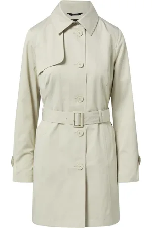 Comma, Femme, Manteaux, , Taille: 44 FR Élégant trench en coton avec détail logo