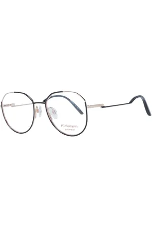 ANA HICKMANN Femme, Accessoires, Noir, Taille: ONE Size Montures Optiques Noires pour Femmes Style Rond