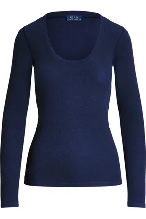 Ralph Lauren Femme, Tops, Bleu, Taille: 42 FR T-shirt décontracté pour hommes