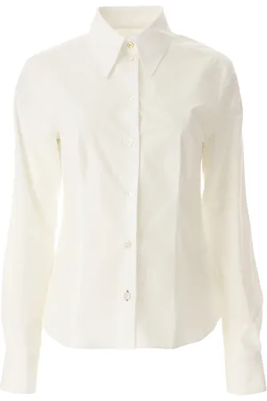 Paul Smith Femme, Blouses et Chemises, Blanc, Taille: 38 FR Chemise Blanche Classique avec Rayures Signature