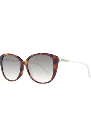 Jimmy Choo Femme, Accessoires, Brun, Taille: ONE Size Lunettes de soleil style papillon