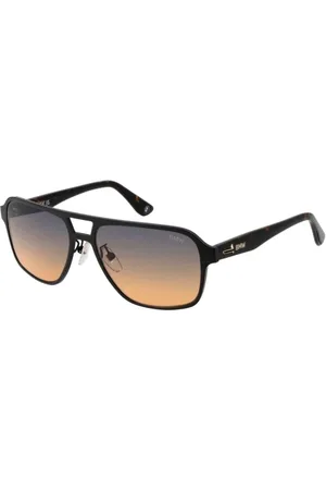 BMW Homme, Accessoires, Noir, Taille: ONE Size Lunettes de Soleil Aviateur Classiques avec Verres Dégradés